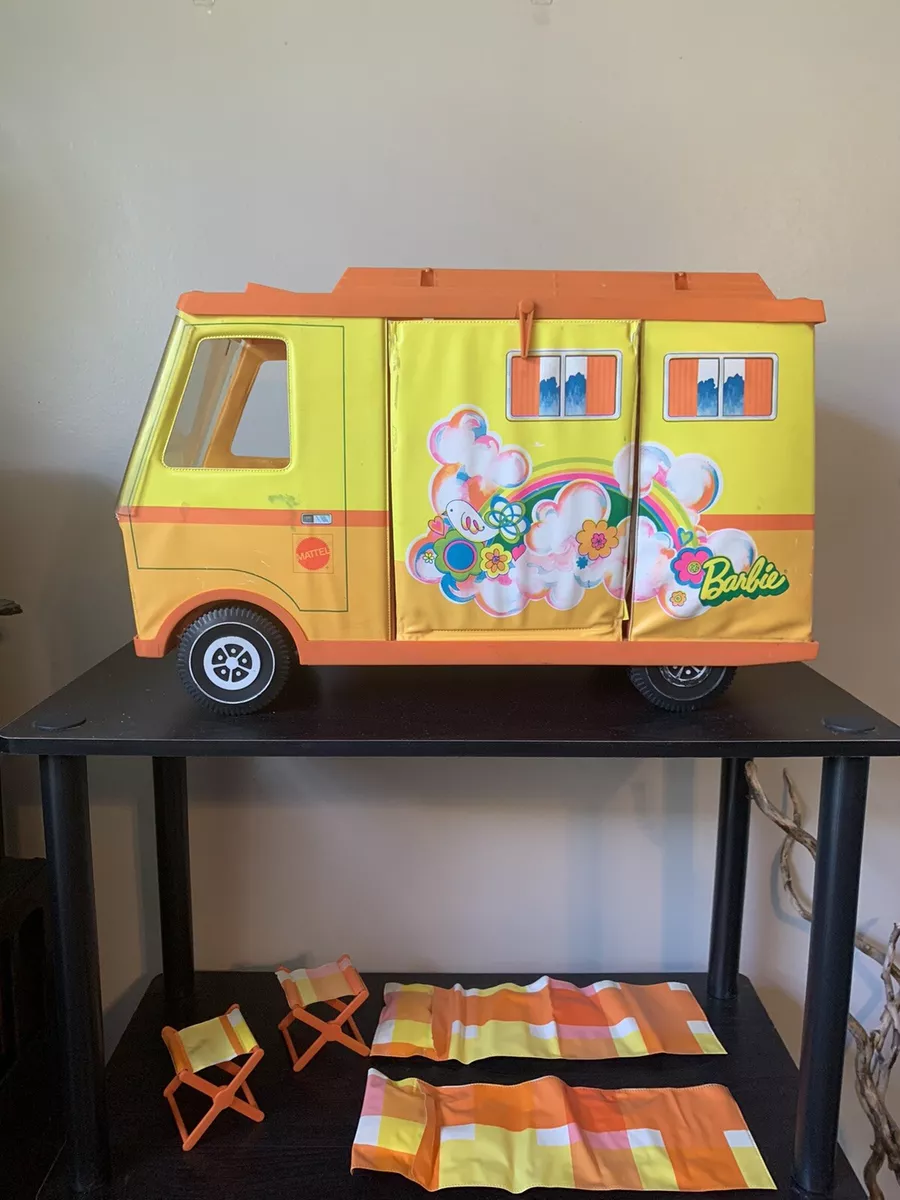 Barbie Country Camper Van RV Motorhome Accessories Vintage Mattel 1970s