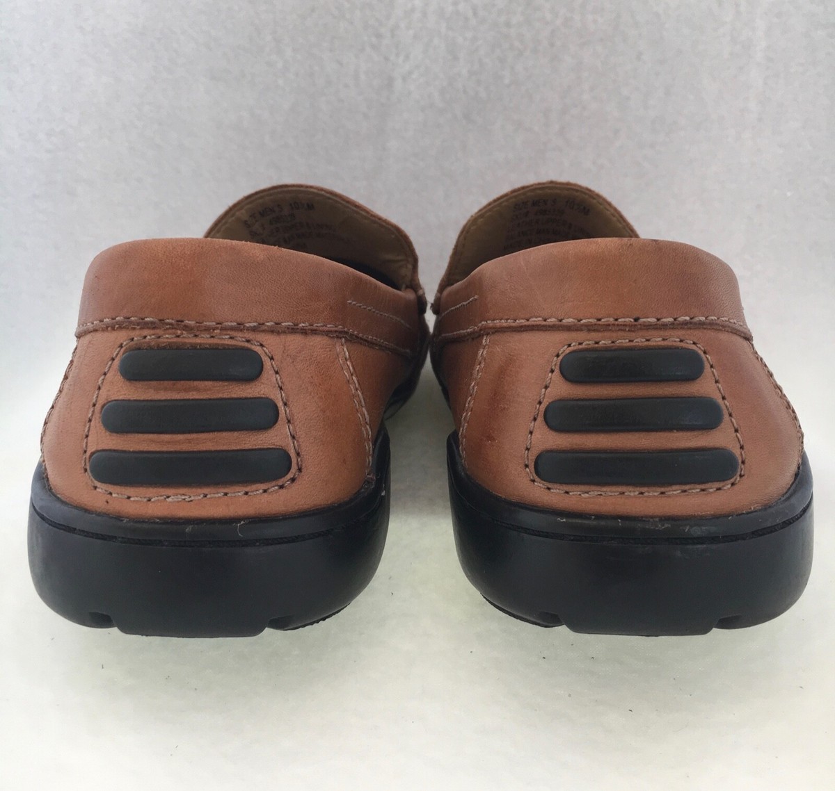 Giorgio Brutini Tan Brown Leather Slip-on Loafers Driving  display picture 1