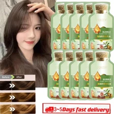 Natural Plant Hair Dye Bubble New Botanical Based for Grey Hair Color Bubble Dye