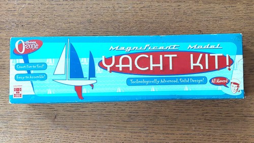 Vintage Outdoor O-Zone Lagoon Magnificent Model Yacht Kit New - 第 1/7 張圖片