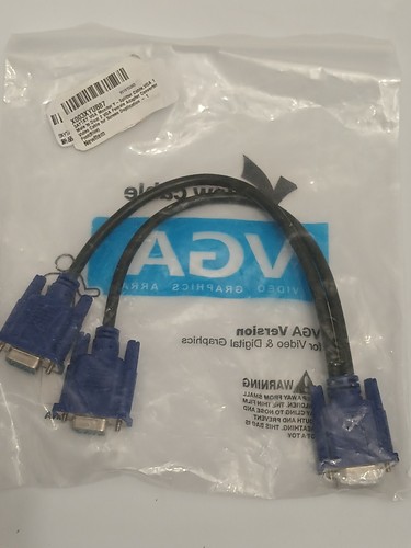 VGA Monitor Y-Splitter Cable, VGA 1 Male to Dual 2 VGA Female Adapter Converter - Picture 12 of 13