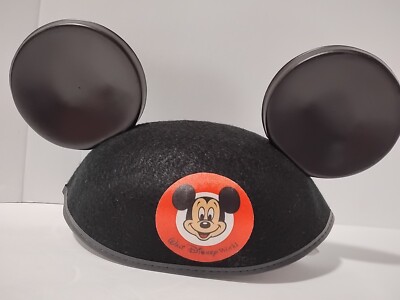 Vintage Mickey Mouse Ears Walt Disney World Hat Made USA  display picture 3