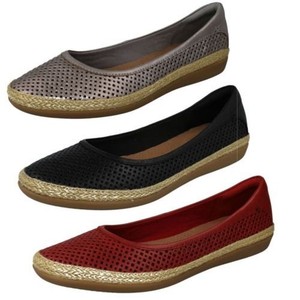 Clarks Danelly Adira Mujer Verano Zapatos Planos Bailarinas | eBay