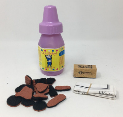 NIP Stuck on Stamps Ooh!Baby! Stamping Kit
