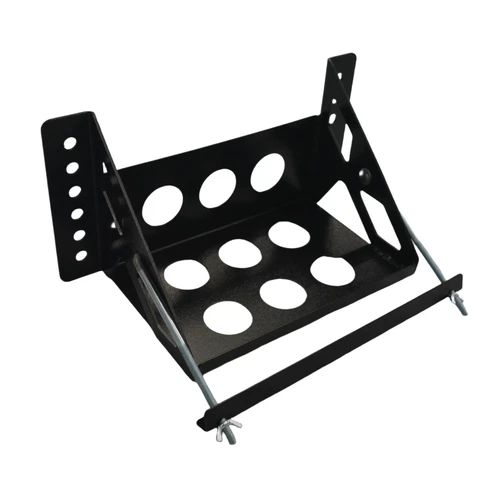 Steel Bolt on Battery Mounting Box Tray Universal Fit Overall Hold Down - Picture 4 of 6