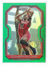 2021 Prizm WNBA Green Prizm #34 Elizabeth Williams Atlanta Dream Duke