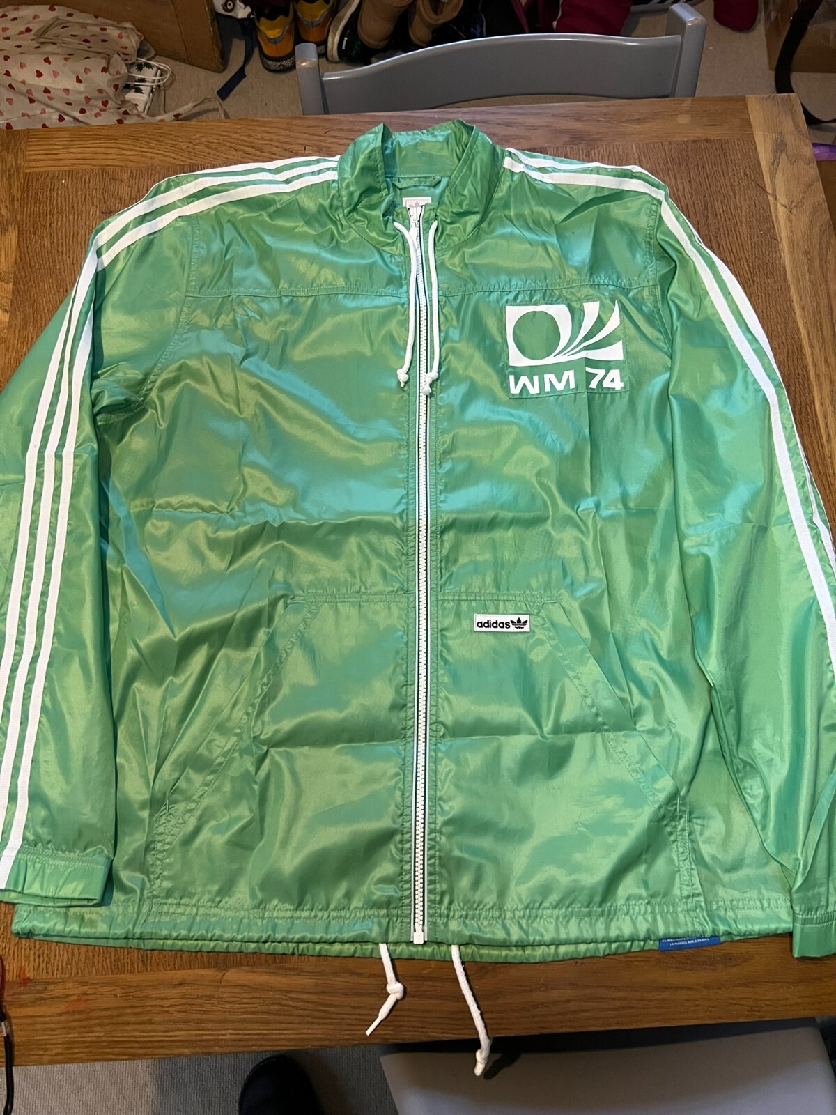 VINTAGE Adidas GERMANY WORLD CUP 1974 JACKET WM74 80s casuals FOOTBALL