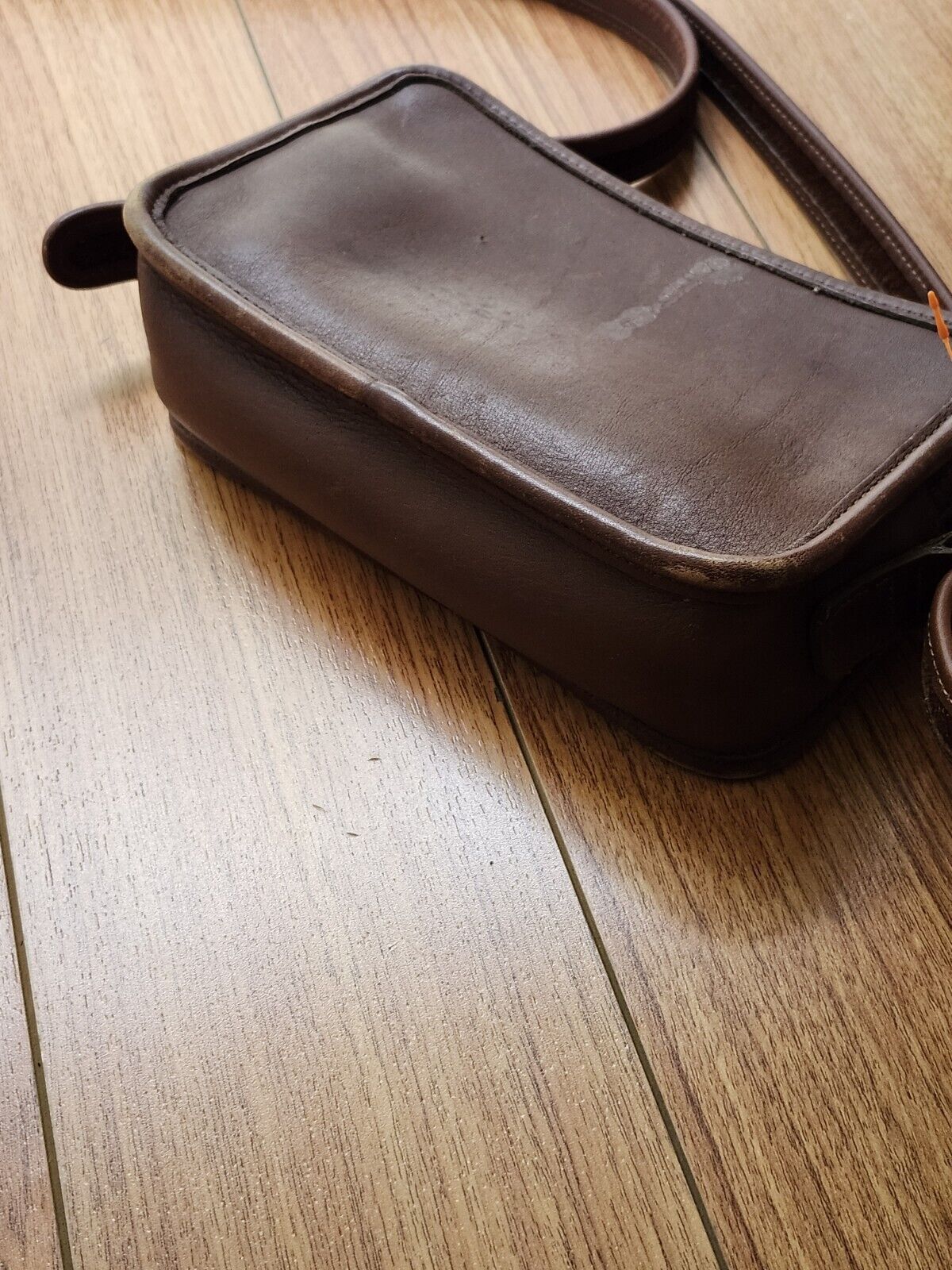 Vintage Coach British Tan Crossbody Shoulder Bag … - image 8