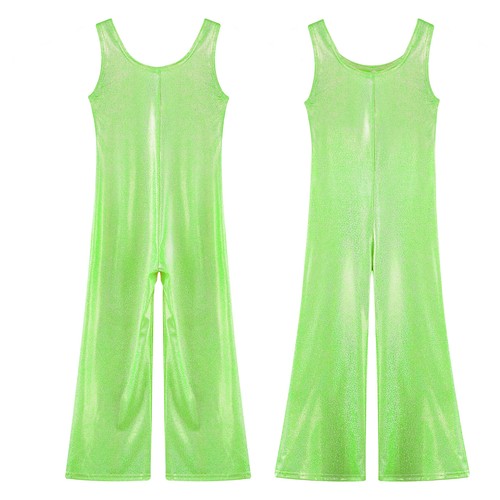 Kids Girl's Rompers Performance Jumpsuit One-Piece Leotard Gymnastics Bodysuit - Picture 66 of 92