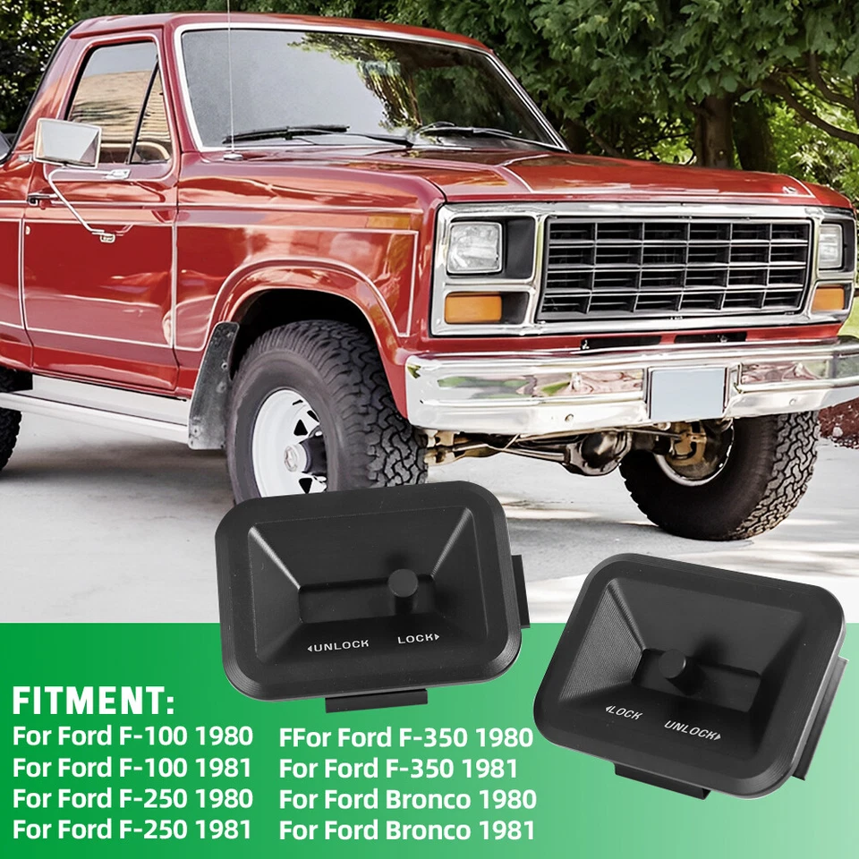 For 1980-1981 Ford F150 F250 F350 Bronco Door Lock Slide Control E0TZ-1022168-PR - Image 4 of 4