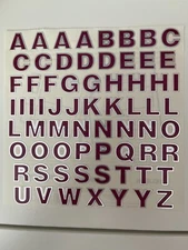 Creative Memories / Mrs. Grossman's NLA Extravagant Sticker-ABC Reflections Ruby