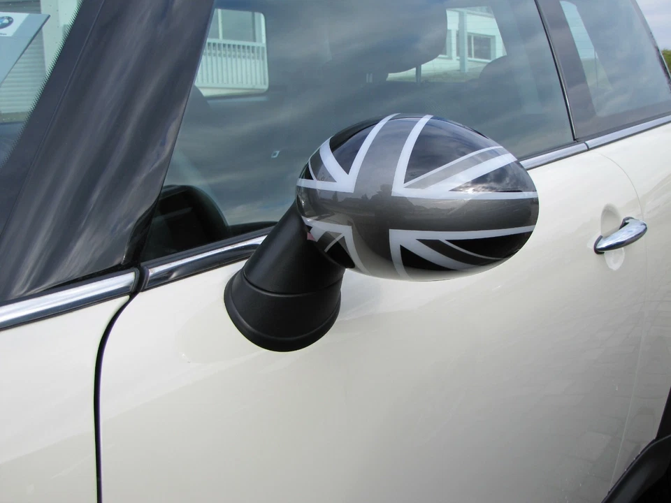 CALOTTE SPECCHIETTI UNION JACK per MINI ONE COOPER R55 CLUBMAN R56 R57 R58 R60 R61 - Immagine 4 di 4