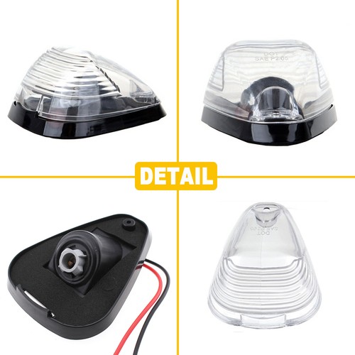 5X Amber LED Cab Roof Marker Lights Set for Ford F250 F350 F450 Super Duty 99-16 - Picture 116 of 189