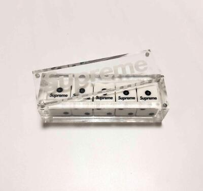 Supreme Dice Set Acrylic Case Box Logo 2011 Set | eBay