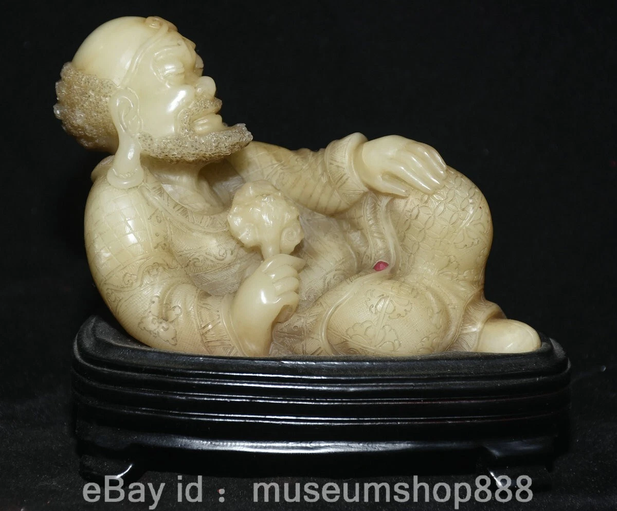 送料無料　1980年代　寿山石彫刻　鄧小平像　珍品 送料無料 1980年代 寿山石彫刻 鄧小平像 珍品 - 彫刻・オブジェ