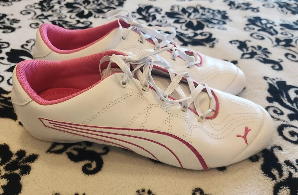 Zapatos puma rojos top de mujer usados