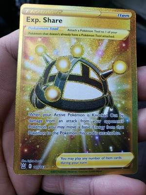 Battle Styles Gold Secret Rare Exp.share 180/163 mint eBay
