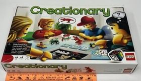 3844 Lego Creationary Game Instructions Cards Pre-owned *Missing-See Description