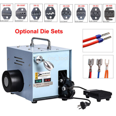 Electric Terminal Crimping Machine Cold Pressing Tube Terminal Crimping Pliers