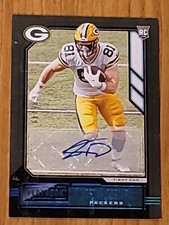 2020 Playbook Rookies Platinum Signatures /49 Josiah Deguara #158 Rookie Auto RC