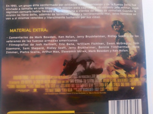 Black Hawk Derribado DVD Edición Española Nuevo Precintado - Picture 4 of 5