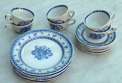 Arabia Finland Finnland ''Finnflower'' Mokka Service 3-teilig 6-fach vintage rar!