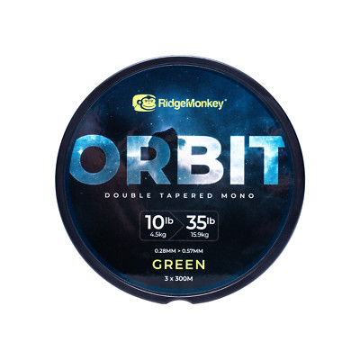 RidgeMonkey Orbit doppelt konisch mono 10/35 Pfund grün