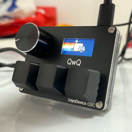 O3C SayoDevice OSU Keyboard Hall Effect Switches Knob Screen Rapid Trigger - UK - Picture 5 of 13