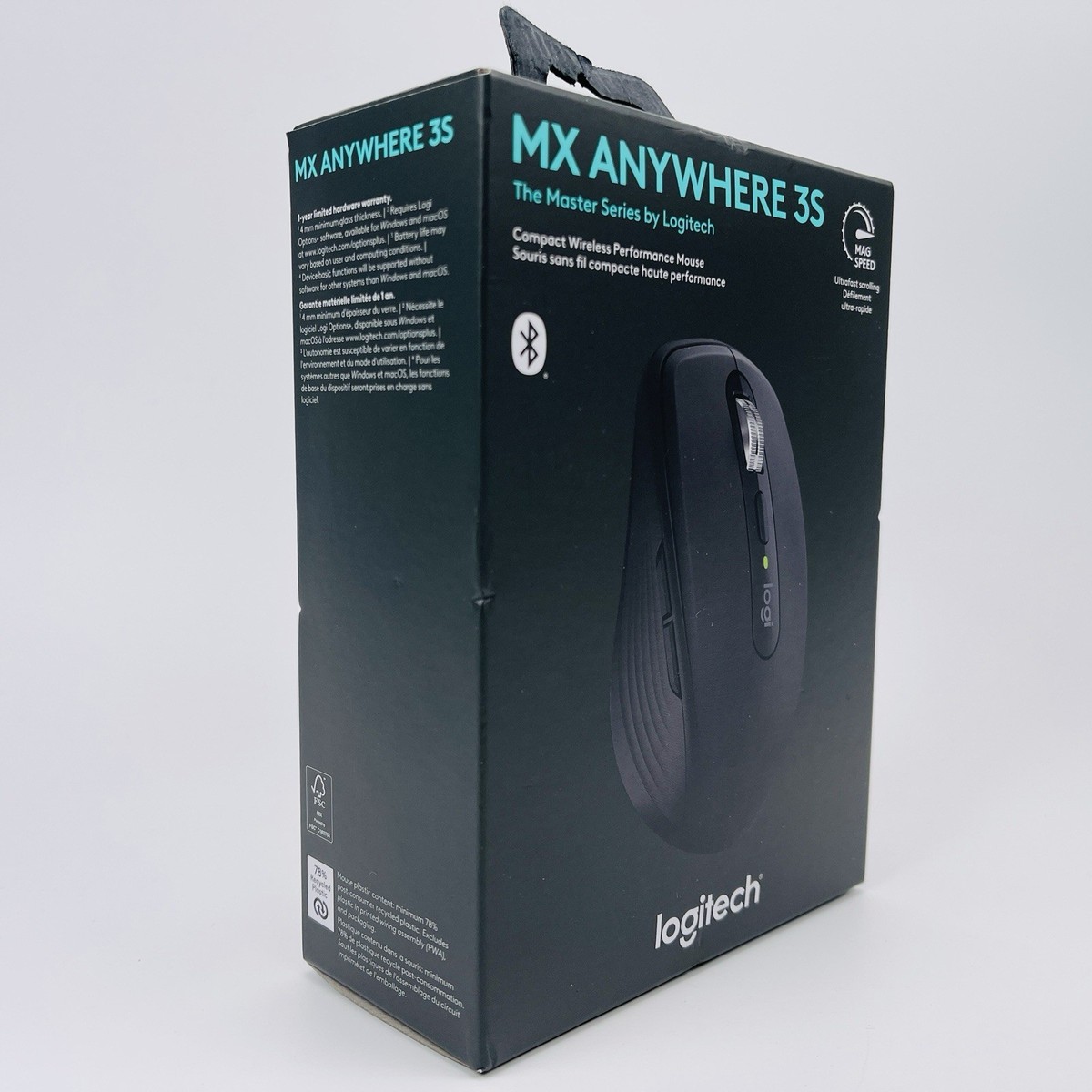 Logitech MX ANYWHERE 3S 新品未開封 Logitech MX Anywhere 3S Wireless Mouse (Black) 910-006928