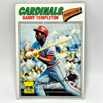 1977 Topps - Garry Templeton #161 (RC) Trophy All Star Rookie Cardinals EX