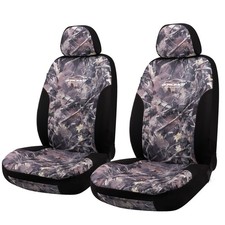 Premium Camo Front Seat Covers Waterproof Wear Resistant Neoprene Oxford ...
