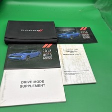2018 Dodge Challenger Owners Manual With Case Included SXT SRT GT RT Drive Mode