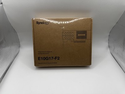 Synology E10G17-F2 Dual-Port 10GbE SFP+ Network Card NIC for NAS - NEW SEALED