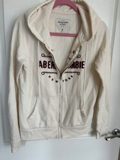 Abercrombie & Fitch Cream Hoodie M