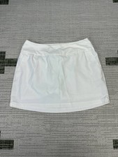 Adidas 16" Ultimate365 Solid Golf Skirt Womens Large White End Plastic Waste New
