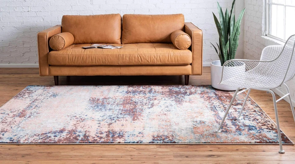 Tapete de área Mystic Collection - Sena (5' 1" x 8' tijolo retangular vermelho/azul) - Imagem 3 de 4