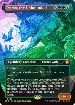 MTG ** FOIL ** Primo, the Unbounded (Borderless) - Secrets of Strixhaven