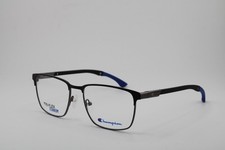 NEW CHAMPION CU CHARGE100 C01 BLACK BLUE AUTHENTIC FRAMES EYEGLASSES 54-17