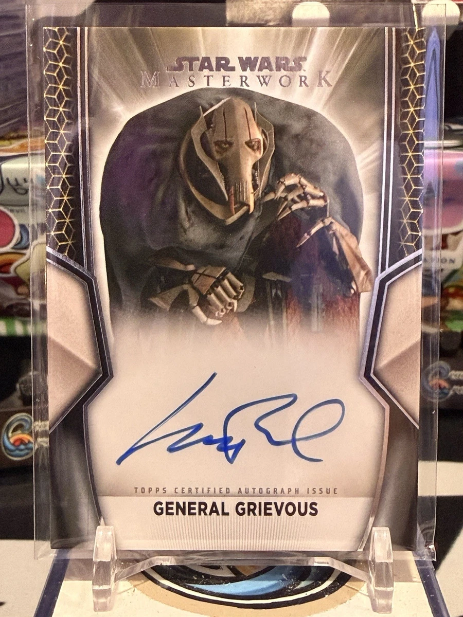 Topps General Grievous Star Wars Collectable Trading Cards for
