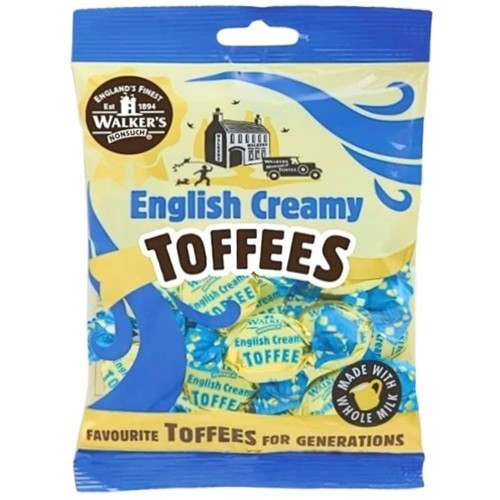 917296 8 x 150g WALKERS CREAMY ENGLISH TOFFEES CHEWY CANDY LOLLY BAG - Bild 2 von 2