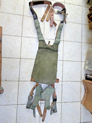 USED MARTIN BAKER EJECTION SEAT HARNESS WITH PAD