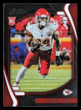 Cornell Powell 2021 Panini Absolute #142 Kansas City Chiefs ROOKIE BUY10GET5FREE