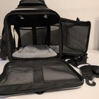 Petskd Expandable Pet Carrier Bag KDB012 Black Medium