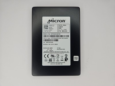 Micron MTFDDAK256TBN 2,5'' 256GB Desktop Laptop SSD SATA 08251G Solid State Drive
