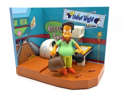 Playmates The Simpsons WOS Bowl-a-Rama Playset w/ Pin Pal Apu Figure Interactive