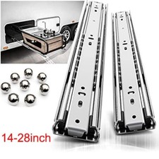 350mm-700mm Ball Bearing Drawer Slides Full Extension Kitchen Cabinets Wardrobes