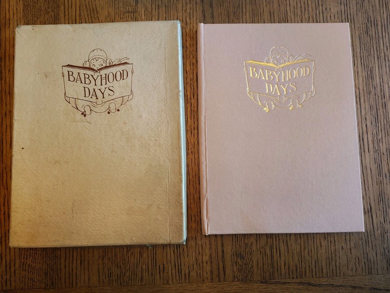 Barse Hopkins Babyhood Days Baby Book 1915 Original Box