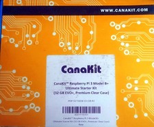 32GB CANAKIT Ultimate Starter Kit Raspberry Pi 3 B 1GB RAM NOOBS microSD Reader