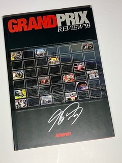 Grand Prix Review 1993 Signed by Alain Prost