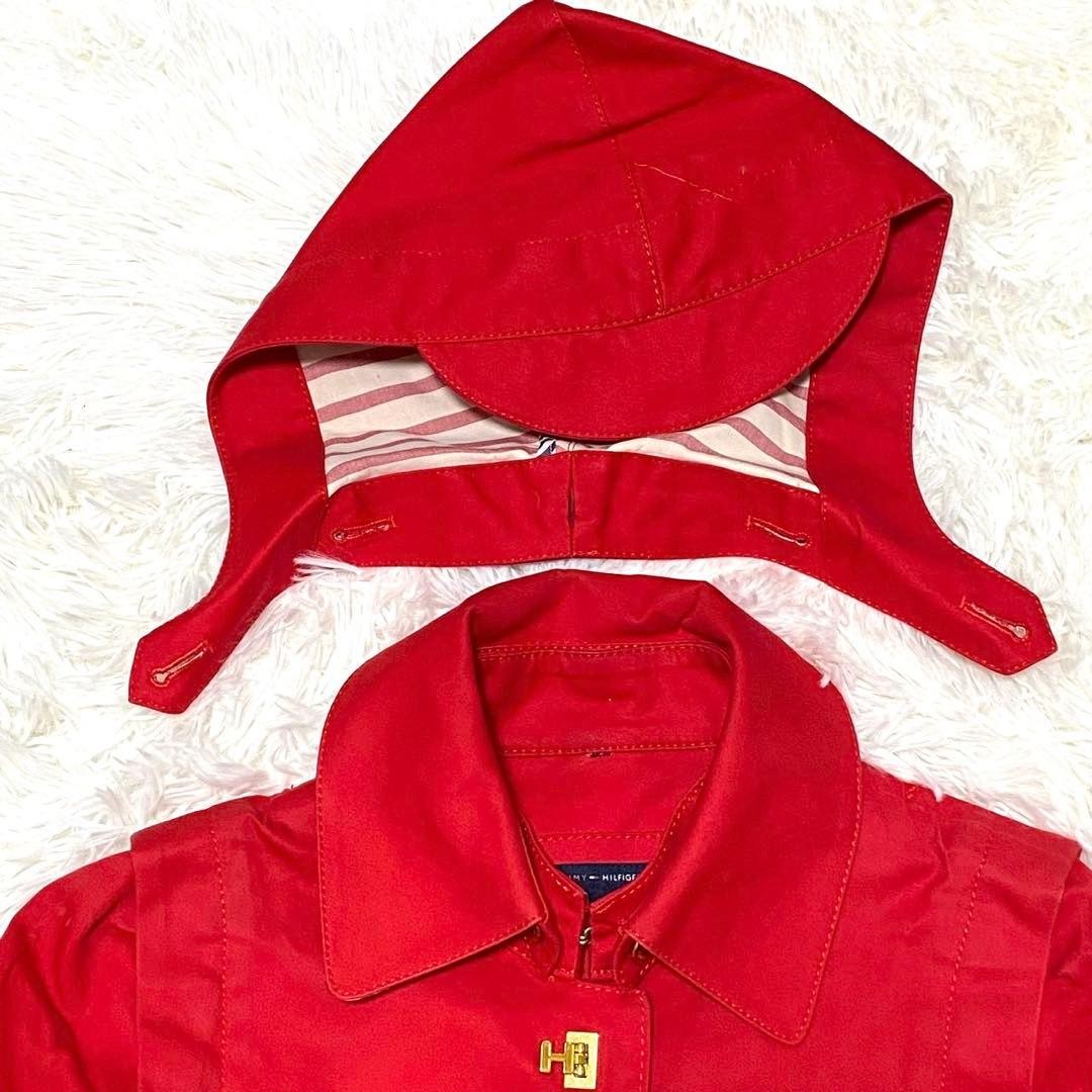 Tommy Hilfiger Cotton Trench Coat Hooded Unisex S (US XS) 100% Former Used thumbnail 6